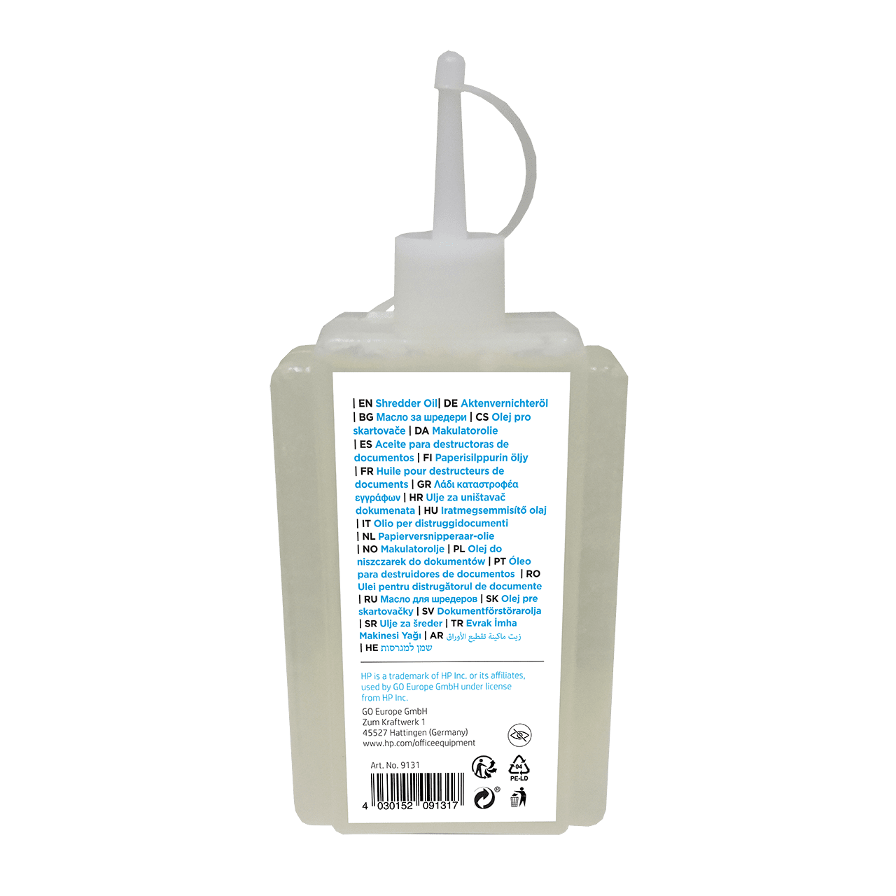 HP shredder oil, 120 ml – GO Europe GmbH