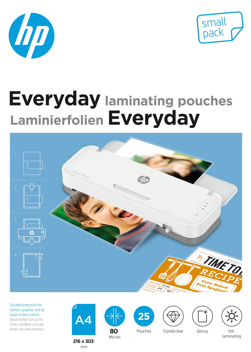 Everyday Laminierfolien, A4, 80 Mic. Small Pack