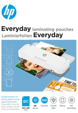 Load image into Gallery viewer, Everyday laminating pouches, business cards, 80 mic.
